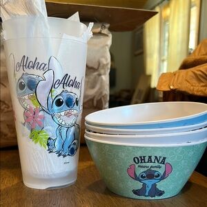 Stitch Aloha Cup and Bowl Set